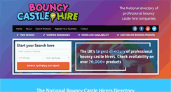 Desktop Screenshot of bouncycastlehire.co.uk